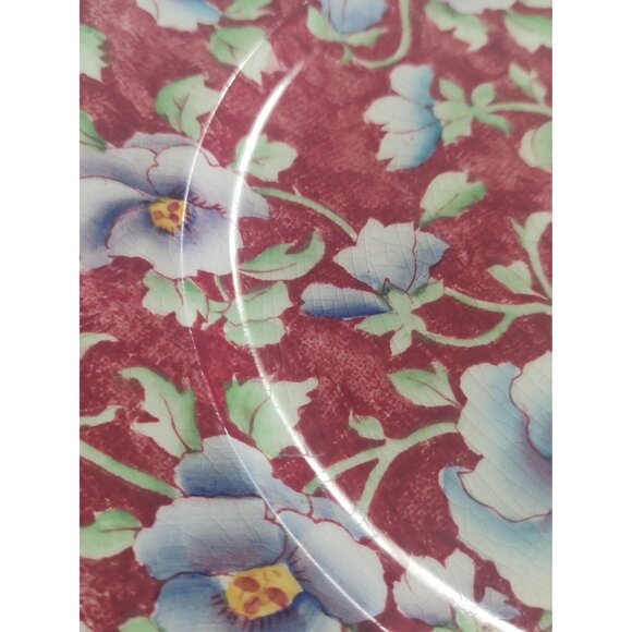 Square Dinner Plate 9 3/4" June Festival by Royal Winton 1930 - Picture 14 of 15